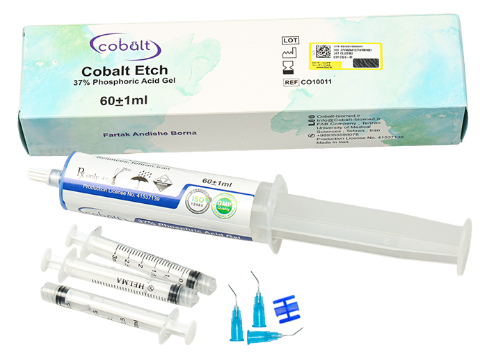 ژل اسید اچ پلیمری 37% Cobalt Etch جامبو
